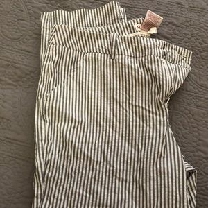 Merona seersucker crop pants